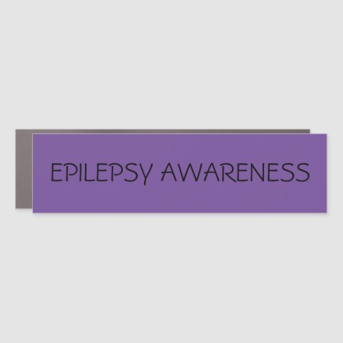 Epilepsy Awareness Car Magnet 