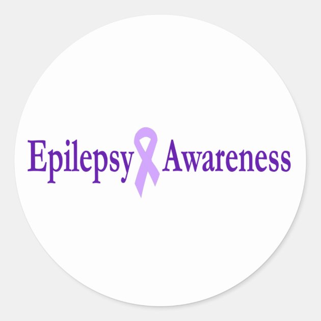 Epilepsy Awareness Classic Round Sticker | Zazzle.com