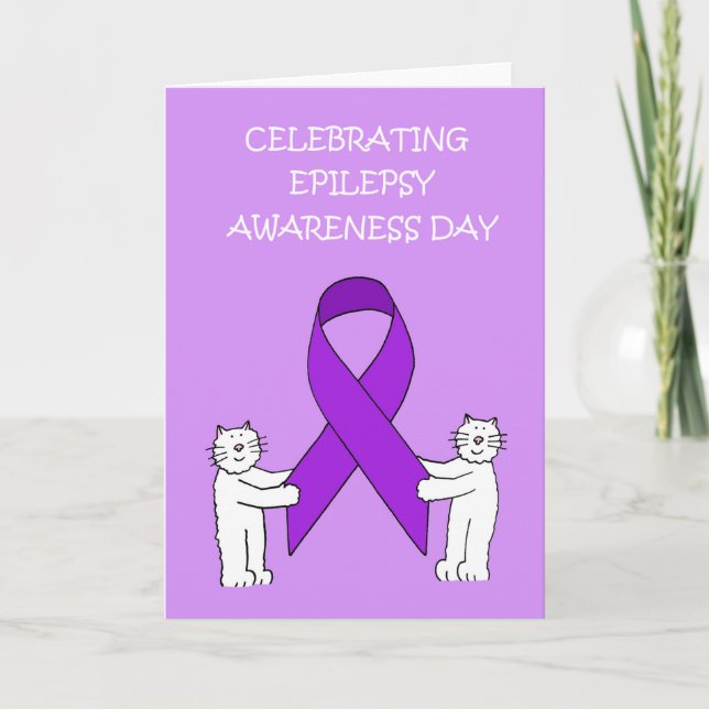 Epilepsy Awareness Day March 26th Card (Front)