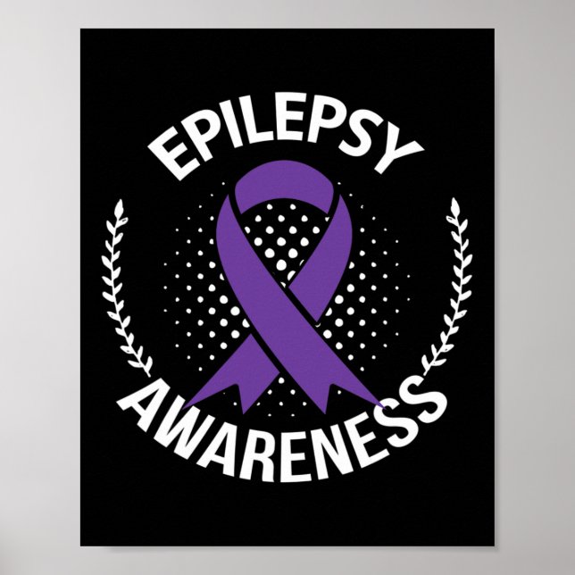 Epilepsy Awareness Day Rainbow Seizures Warrior Mo Poster (Front)