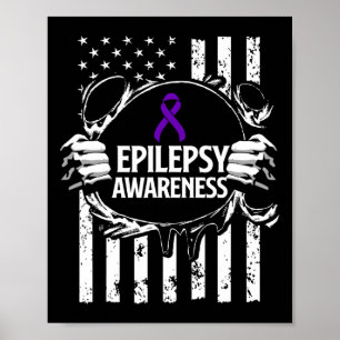 Epilepsy Awareness Epileptic Warrior Survivor 16  Poster