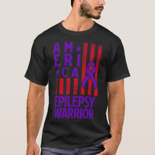 Epilepsy Awareness Epileptic Warrior Survivor 28 T-Shirt