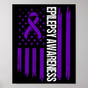 Epilepsy Awareness Epileptic Warrior Survivor 3 Poster