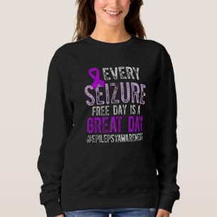Epilepsy Awareness Epileptic Warrior Survivor Sweatshirt