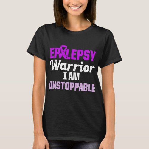 Epilepsy Awareness Epileptic Warrior T_Shirt