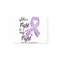 Epilepsy Awareness Her Fight is my Fight Post-it Notes