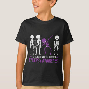 Epilepsy Awareness It's ok to be little different T-Shirt