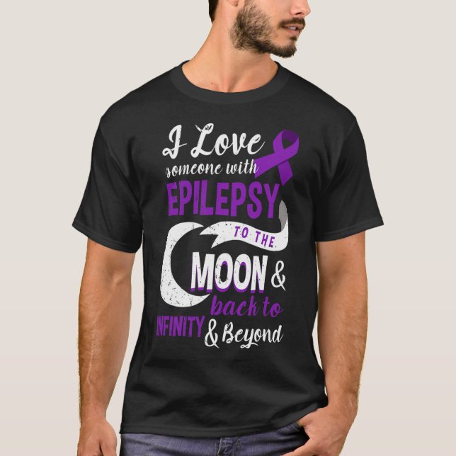 Epilepsy Awareness - Love Son Mom Dad Daughter Tee (Front)