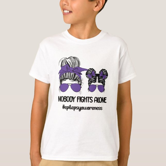 Epilepsy Awareness Month | Epilepsy Warrior Family T-Shirt (Front)