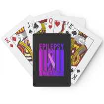 Epilepsy Awareness Month In November We Wear Purpl Poker Cards