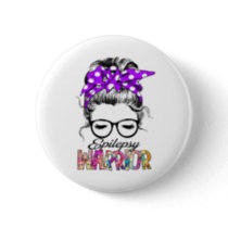 Epilepsy Awareness Month Ribbon Gifts Button