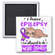 Epilepsy Awareness Month Ribbon Gifts Magnet