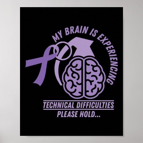 Epilepsy Awareness  My Brain Technical Poster