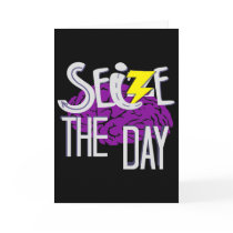 Epilepsy Awareness Purple Ribbon Epilepsy Support  Card