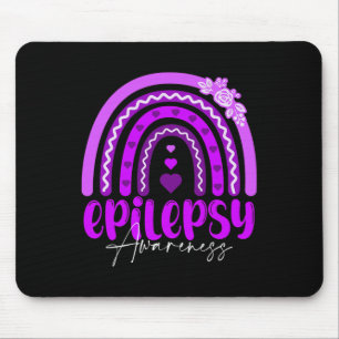 Epilepsy Awareness-rainbow Purple .co  Mouse Pad