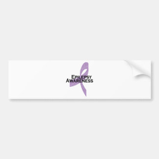 epilepsy awareness ribbon bumper sticker
