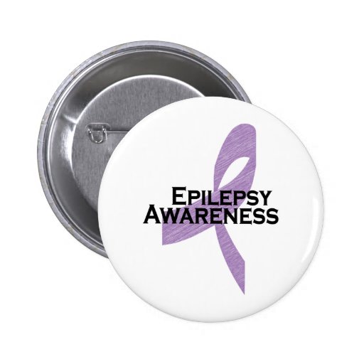 epilepsy awareness ribbon button | Zazzle