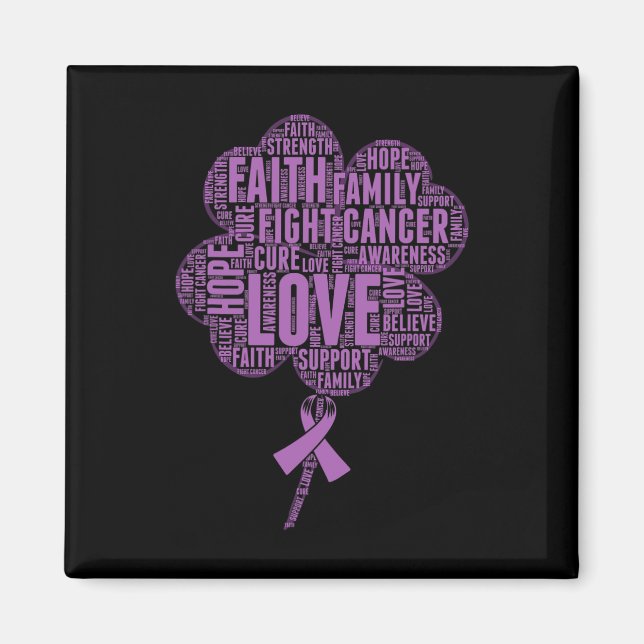 Epilepsy Awareness Ribbon  Magnet (Front)