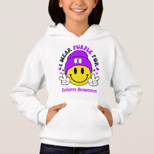 Epilepsy Awareness Ribbon Support Gifts Hoodie