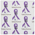 Epilepsy Awareness Ribbon with Lighthouse of Hope Fabric