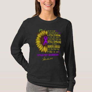 Epilepsy Awareness She Is A Epilepsy Warrior She I T-Shirt