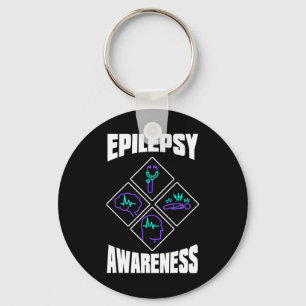 Epilepsy Awareness Specialize Epileptic Warrior Su Keychain