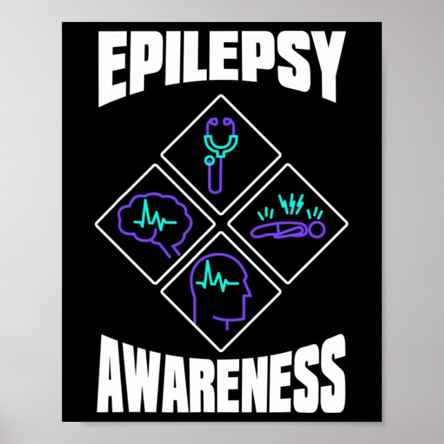 Epilepsy Awareness Specialize Epileptic Warrior Su Poster (Front)