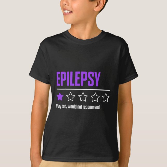 Epilepsy Awareness Succeed Epileptic Warrior Survi T-Shirt (Front)