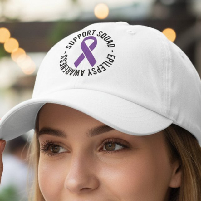 Epilepsy Awareness Support Squad Hat (Creator Uploaded)