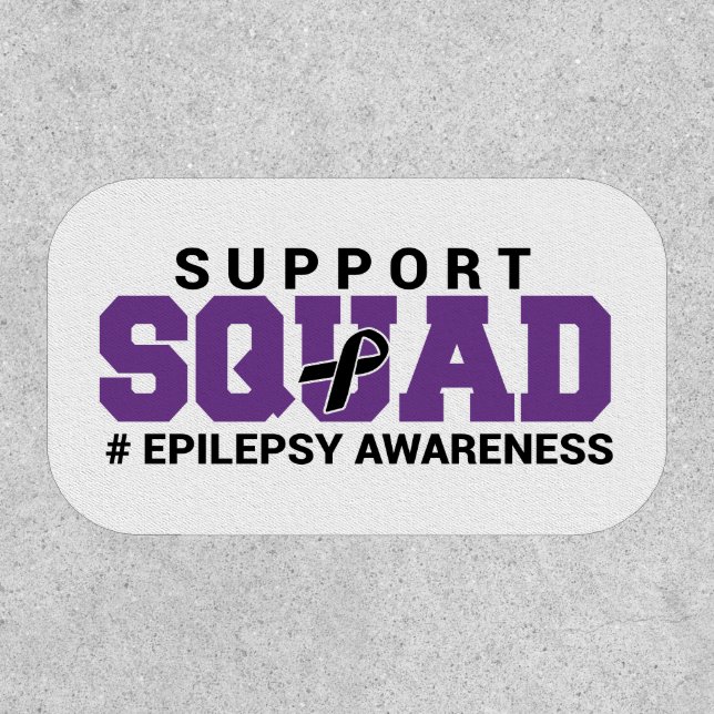 Epilepsy Awareness Support Squad Patch (Front)
