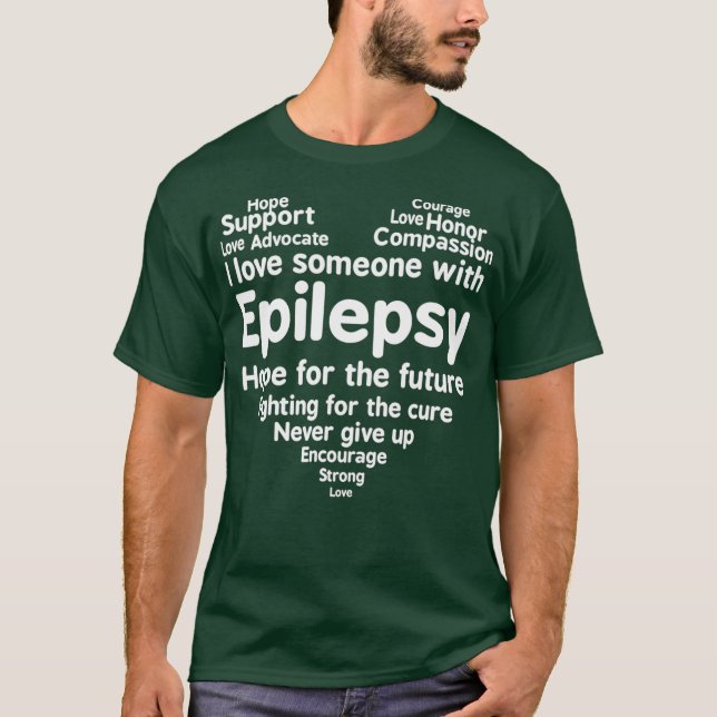 Epilepsy Awareness Support T-Shirt (Front)