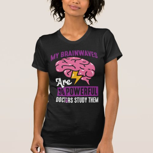 Epilepsy Awareness unique Brain Disease Support T_Shirt