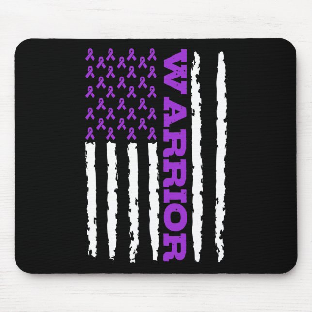 Epilepsy Awareness Warrior  Mouse Pad (Front)