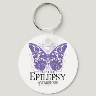 Epilepsy Butterfly Keychain