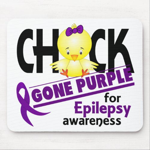 Epilepsy Chick Gone Purple 2 Mouse Pad