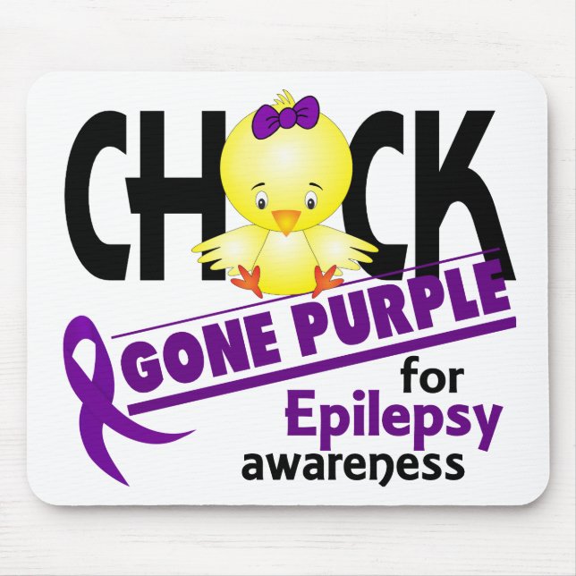 Epilepsy Chick Gone Purple 2 Mouse Pad (Front)