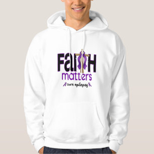 Epilepsy Faith Matters Cross 1 Hoodie