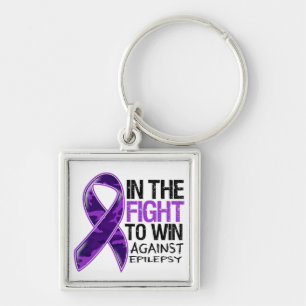 Epilepsy - Fight To Win Keychain