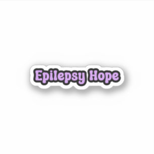 Epilepsy Hope Purple Epilepsy Awareness Sticker