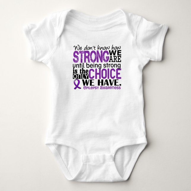 Epilepsy How Strong We Are T-Shirt (Front)