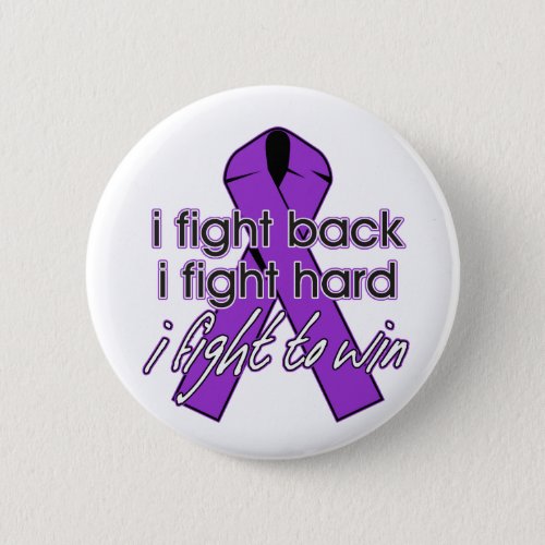 Epilepsy I Fight Back Pinback Button