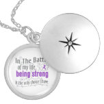 Epilepsy In The Battle Silver Plated Necklace