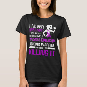 epilepsy kicking warrior women T-Shirt