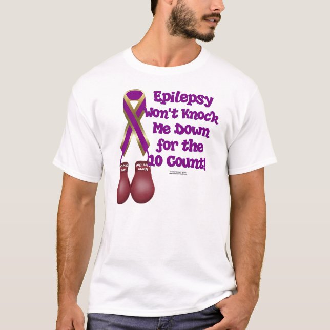 Epilepsy KO Men's T-Shirt (Front)