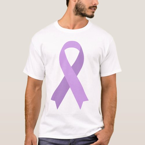 Epilepsy Lavender Awareness Ribbon T Shirt