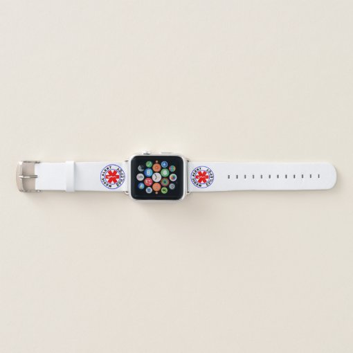 Epilepsy Medic alert Apple Watch Band Zazzle
