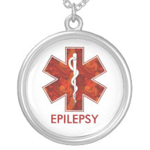 Epilepsy Medical   Necklace: Customizable