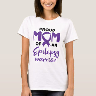 Epilepsy Mom Proud Mom of an Epilepsy Warrior T-Shirt