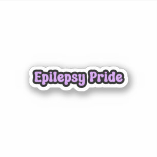 Epilepsy Pride Purple Awareness Sticker