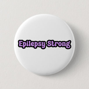 Epilepsy Strong Purple Awareness Button